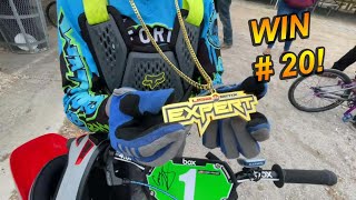 Getting my 20th BMX race win amp move up to Expert [upl. by Anerual]