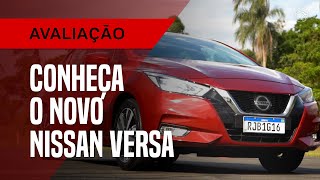 Novo Nissan Versa evolui em design e segurança veja preços versões e avaliação [upl. by Illehs]