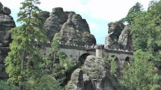 Die Felsenwelt der Bastei im NP quotSächsische Schweizquot [upl. by Evy716]