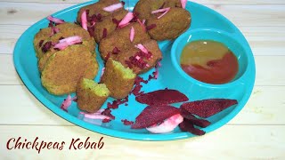 Chickpeas Kebab  Lentil Falafel  चिकपीस कबाब  लेंथिल फलाफेल [upl. by Legna]