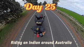 Riding an Indian around Australia Day 25 [upl. by Elehcin]