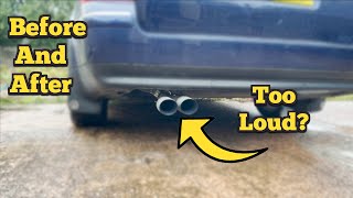 Passat B55 PD130 Straight Pipe Before And After With Hardcut Limiter [upl. by Annirak]