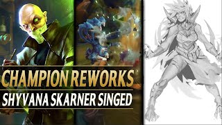 SHYVANA REWORK CONFIRMED ARCANE VGU NEW SKARNER GAMEPLAY  League of Legends [upl. by Yorle]