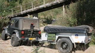 3DOG camping  OffRoader Test des ANWB  ZeltAnhänger Faltcaravan [upl. by Yim]