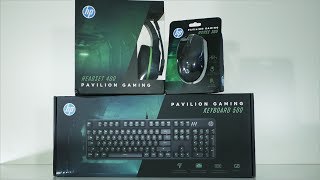 HP Pavilion Gaming Accessories First Look [upl. by Mansfield]