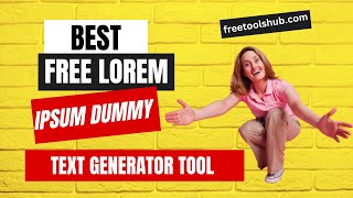 Best Dummy Text Generator  Lorem Ipsum Text  Fake Text Message Generator Tool [upl. by Atnoid]