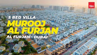 Luxurious 5 Bed Villa in Murooj Al Furjan 1  Dubai [upl. by Weld]