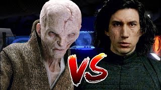 Supreme Leader Snoke Vs Kylo Ren Imperial Starship Bridge [upl. by Enirac]