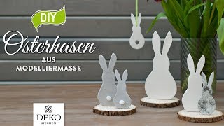 DIY süße OsterhasenDeko einfach selbermachen How to Deko Kitchen [upl. by Eelana]