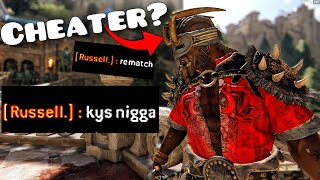 FOR HONOR Racism has reached this game Cheater Berserker destroyed the vile player Raider Duels [upl. by Eerac]