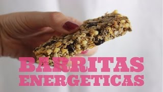 Como hacer barritas energéticas caseras SIN HORNO [upl. by Lalise]