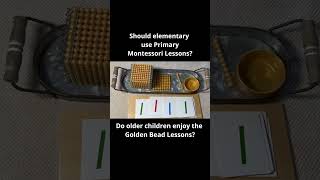 Do Older Students Enjoy The Montessori Bank GameGolden Bead Lessons [upl. by Demaggio990]