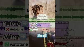 Before and After Autotune  Juice WRLD Flaws and Sins rap autotune music juicewrld acapella [upl. by Chapman]