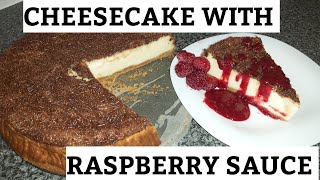 Cheesecake with Raspberry Sauce [upl. by Jill]