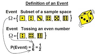 Probability amp Statistics 4 of 62 Definition of Events [upl. by Hceicjow266]