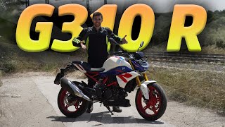 BMW G310 R LA NAKED PER A2 PIÙ SFIZIOSA  Test Ride ITA [upl. by Levan31]