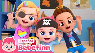 Cantemos y Bailemos con Pirata Finn Bora y Brody  Canciones Infantiles  Bebefinn en español [upl. by Boleslaw]