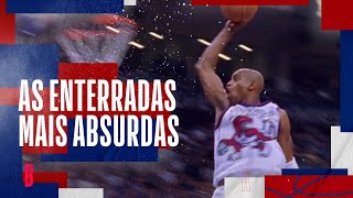 As cinco enterradas mais ABSURDAS da carreira de Vince Carter [upl. by Karin881]