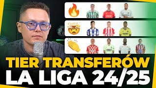 TIER TRANSFERÓW LA LIGA T ĆWIĄKAŁA ocenia POSZCZEGÓLNE TRANSFERY [upl. by Ledniahs587]