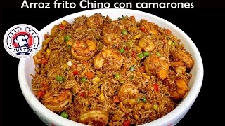 La mejor receta de arroz frito Chino con camarones [upl. by Gaskin511]