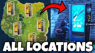 ALL 33 quotVending Machinequot LOCATIONS in Fortnite  NEW Fortnite Vending Machines ALL KNOWN SPOTS [upl. by Aihsenet]