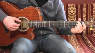 How To Play quotThe Burrenquot By Ben Howard guitar lesson  tutorial [upl. by Aynik]