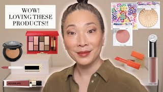 TRYING NEW MAKEUP  Chantecaille  Kjaer Weis  Koh Gen Do [upl. by Adnam]