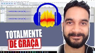 MELHOR GRAVADOR DE AUDIO GRATIS PRA PC  EDITOR DE AUDIO GRATIS QUE RODA EM PC  NOTEBOOK FRACO [upl. by Meredithe427]