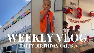 Weekly Vlog  Caíus 3rd Birthday Party [upl. by Iruj505]