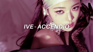 IVE 아이브 Accendio Easy Lyrics [upl. by Bussey]