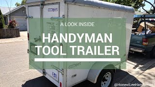 Handyman Tool Trailer  Whats inside [upl. by Assiroc393]