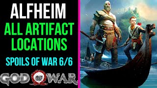 God of War  All Artifact Locations for Alfheim  Spoils of War 66 [upl. by Vitalis538]