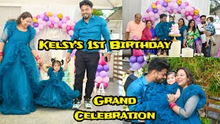 Kelsy’s 1st Birthday 🎂🎈 Grand Celebration 🎉  Mona Odia Vlogs  Birthday Vlog  Bangalore [upl. by Eniala816]