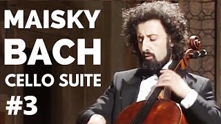 Mischa Maisky plays Bach Cello Suite No 3 in C Major BWV 1009 full [upl. by Nairb]