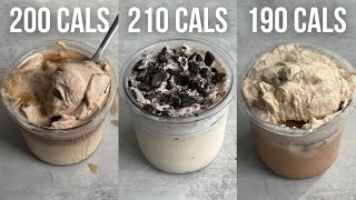 200 Calorie Pints of Protein Ice Cream  3 Ninja Creami Recipes [upl. by Arundell845]