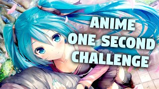 GUESS THE ANIME OPENING QUIZ  1 SEC CHALLENGE  64 OPENINGS [upl. by Koeninger522]