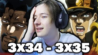 JOTARO is CRAZY  JJBA Part 3 Episode 34 and 35 Reaction [upl. by Sirroned]