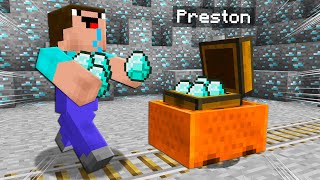 7 Ways to Steal Noob1234s Diamonds Preston Minecraft [upl. by Nangem]