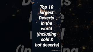 Top 10 largest deserts in the world top10 world largestdesert desert colddesert cold [upl. by Godiva]