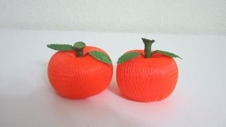 CNY TUTORIAL NO 5  How to make the Decorative Mandarin Oranges 裝飾桔子 [upl. by Aissilem]