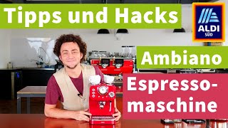 Neue 70 €AldiEspressomaschine tunen – EspressoTipps amp Hacks 2020 [upl. by Slack804]