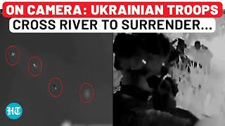 Troops Abandoning Zelensky Ukrainian Soldiers Swim Across Dnieper River To Surrender  Watch [upl. by Anselme251]