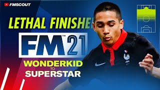 LETHAL Goalscorer Wonderkid For FREE  FM21 Wonderkid To Superstar [upl. by Gaven596]