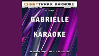 I Wish Karaoke Version In the Style of Gabrielle [upl. by Christmas]