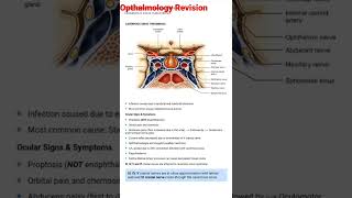 mbbs Opthalmology Cavernous sinus thrombosisNEETPG [upl. by Rodolph]