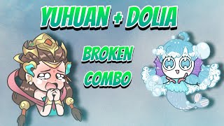 Yuhuan And Dolia Broken Combo  Quadra Kill  HoK  Honor of Kings [upl. by Aihtnamas]