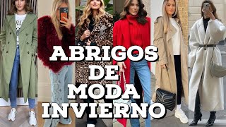 ABRIGOS DE MODA INVIERNO 2024 2025☃️TENDENCIA DE MODA MUJER  abrigos que se llevan en invierno [upl. by Mckenna414]