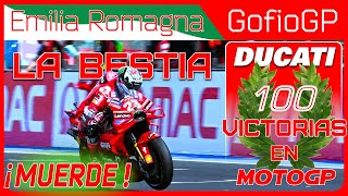 100 Victorias de Ducati en GGPP con Enea Bastiannini ganador en Misano 2 [upl. by Phail]