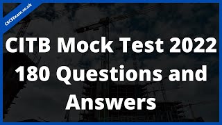 CSCS Test 2023  CSCS Green Card Test  180 NEW CSCS Health and Safety Test Questions [upl. by Ardnaik]