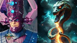 What if myths  Galactus devourer of world and Agunua the Cosmic Snake storytime fanfiction [upl. by Feldt831]